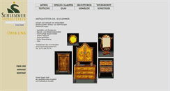 Desktop Screenshot of antiquitaeten-schlemmer.de