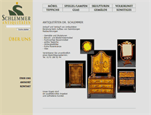 Tablet Screenshot of antiquitaeten-schlemmer.de